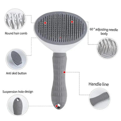 Luniton Self-Cleaning Pet Hair Remover Brush - Luniton