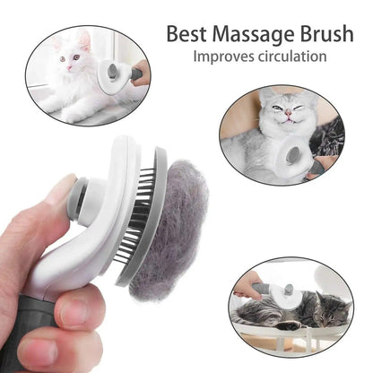 Luniton Self-Cleaning Pet Hair Remover Brush - Luniton