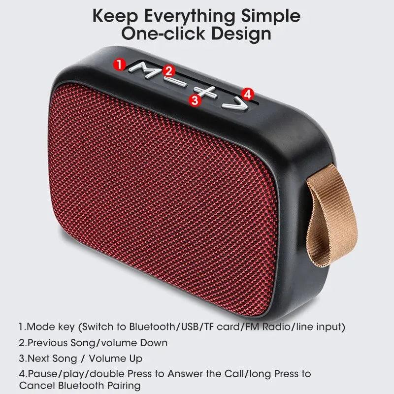 Luniton Portable Mini Bluetooth Speaker - Luniton