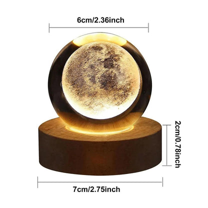 Luniton Unique 3D Crystal Ball Lamp - Luniton