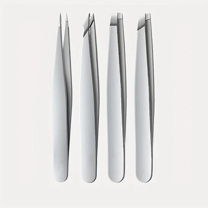 Luniton 4-Piece Professional Tweezers Set - Luniton