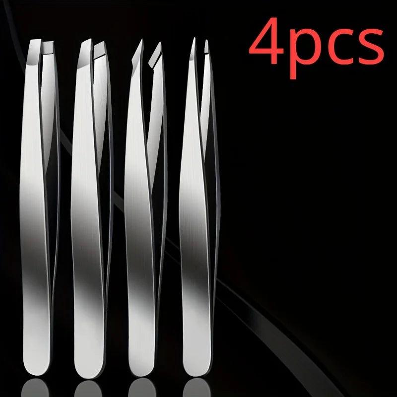 Luniton 4-Piece Professional Tweezers Set - Luniton