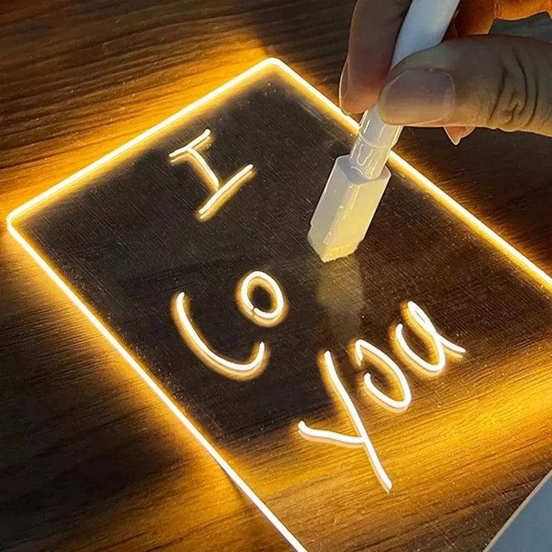 Luniton Creative LED Night Light Message Board - Luniton