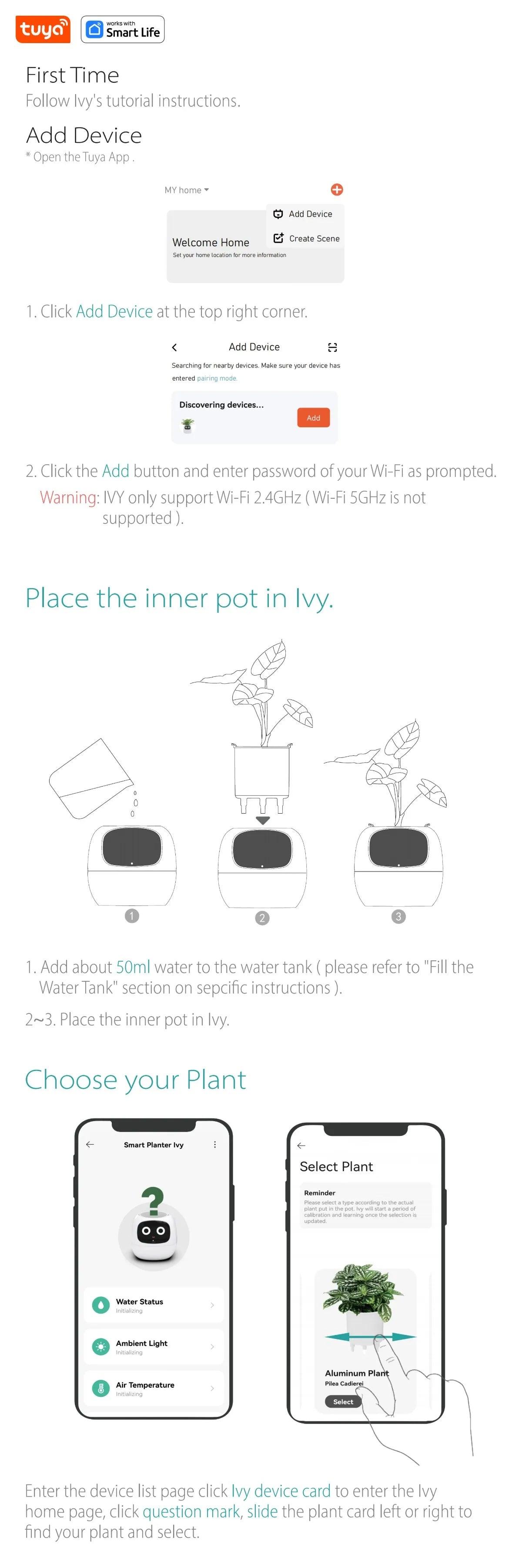 Luniton Smart Planter Tuya - Luniton