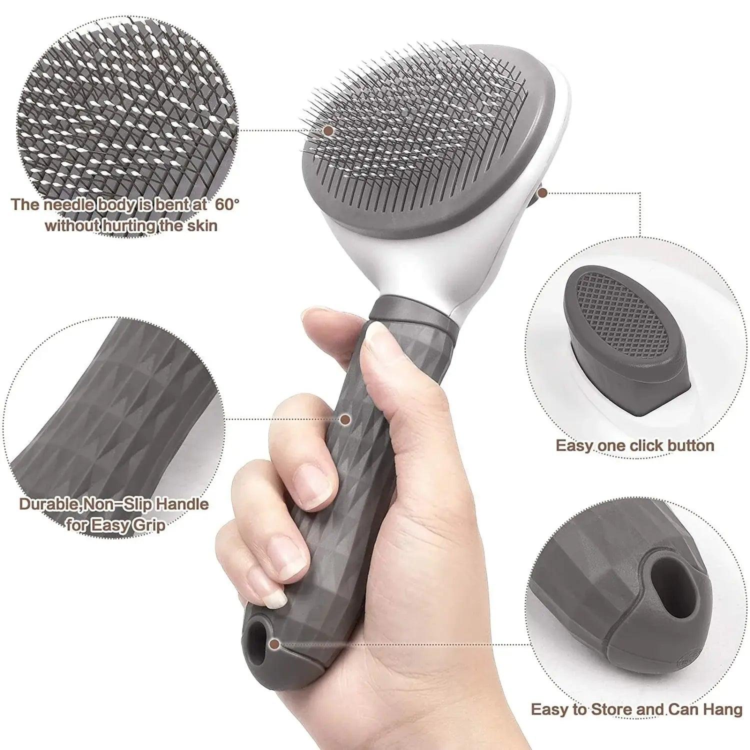 Luniton Self-Cleaning Pet Hair Remover Brush - Luniton