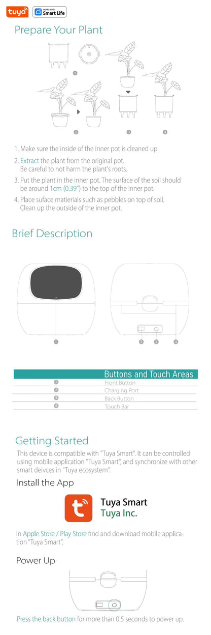 Luniton Smart Planter Tuya - Luniton