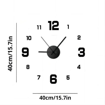 Luniton Frameless DIY Wall Clock - Luniton