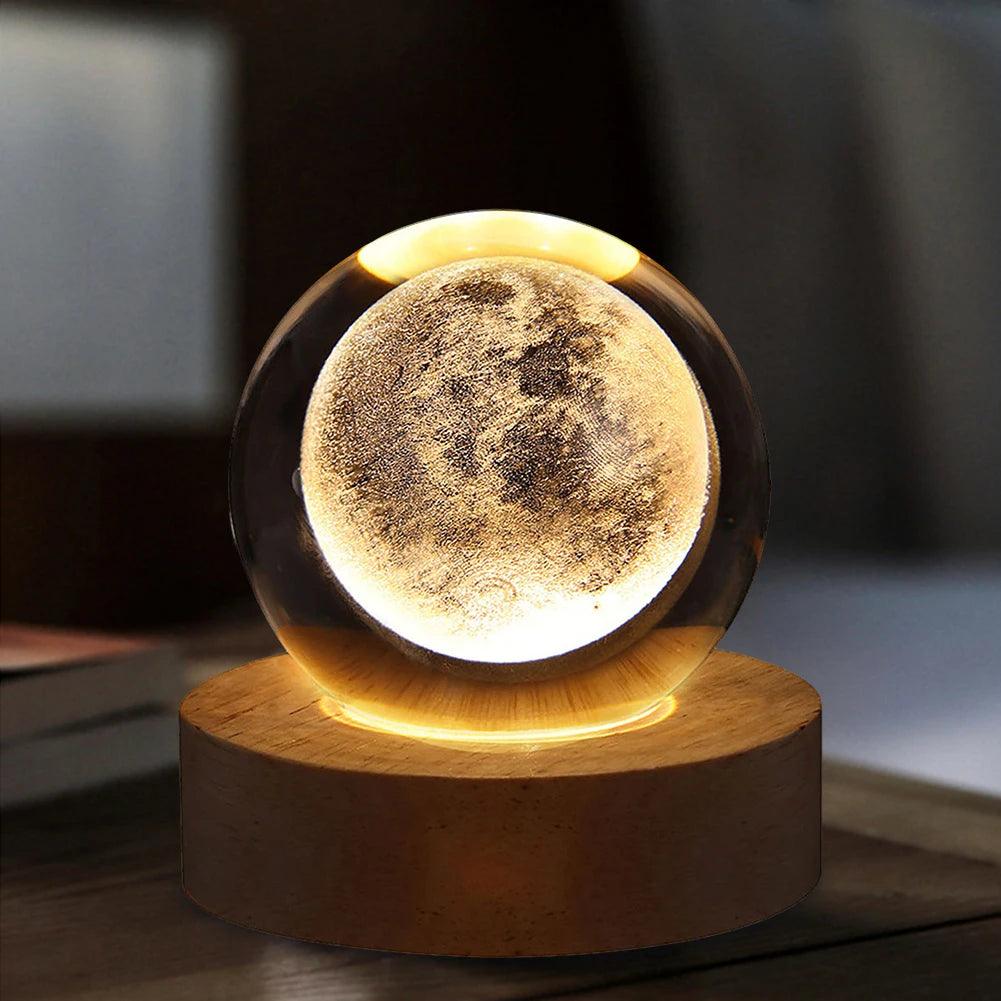 Luniton Unique 3D Crystal Ball Lamp - Luniton